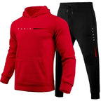 Men's Casual Hoodie and Sweatpants Two Piece Tracksuit Set