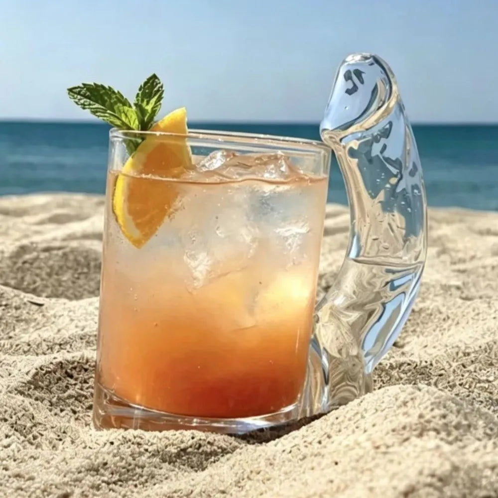Novelty D-Cup Shaped Glass and Thick Cocktail Beverage Mug