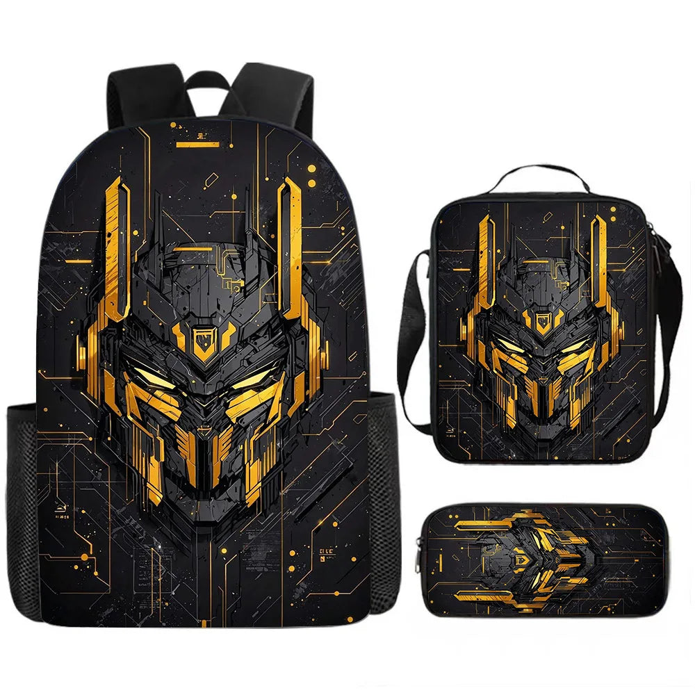 Kids' Fashion Oxford 3D Print School Backpack Set