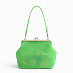 Women's Retro Kiss Lock Frame Shoulder Clutch Bag