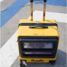 Large Capacity Breathable Rolling Pet Luggage Stroller