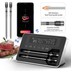 Wireless Bluetooth Meat Thermometer with LCD Screen for Smoker BBQ