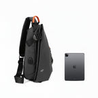 Unisex Anti-Theft Nylon Crossbody Chest Sling Backpack 3050