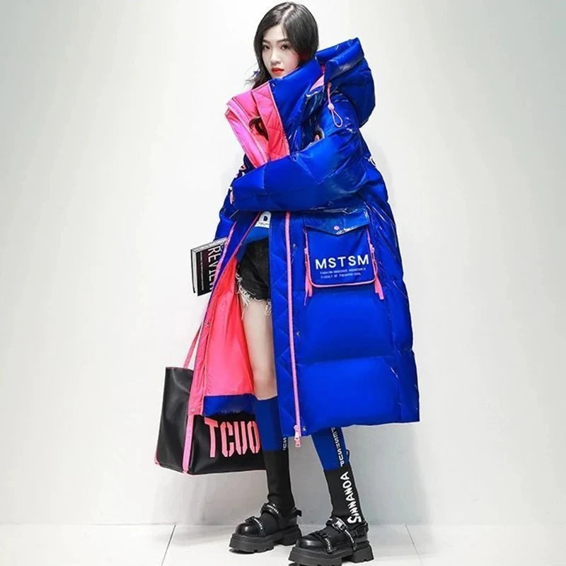Women's Thick Warm Hooded Down Parka Coat