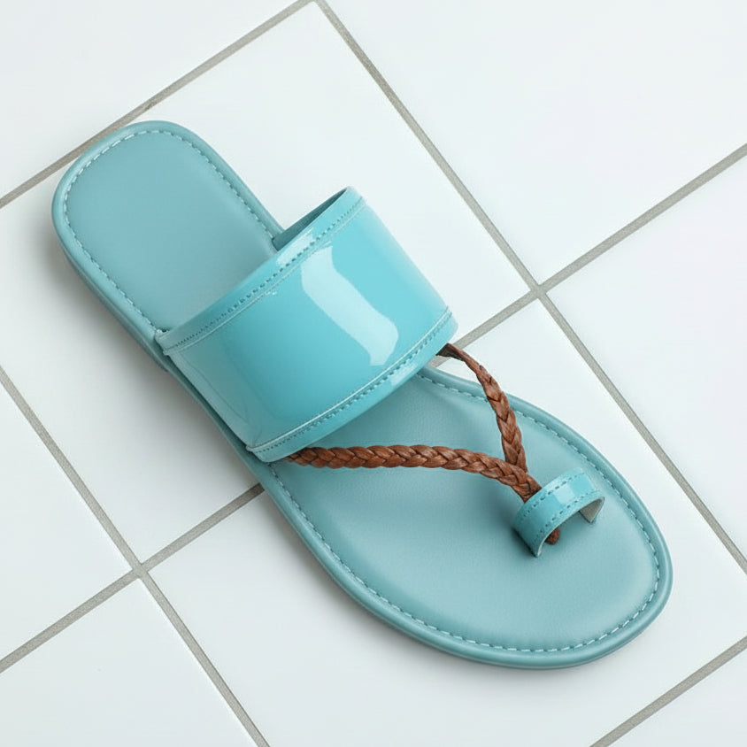 Women's Casual Flat Slip-On Beach Slides Sandals for Summer