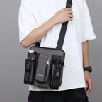 Men's Fashion Oxford Flap Pocket Crossbody Messenger Bag