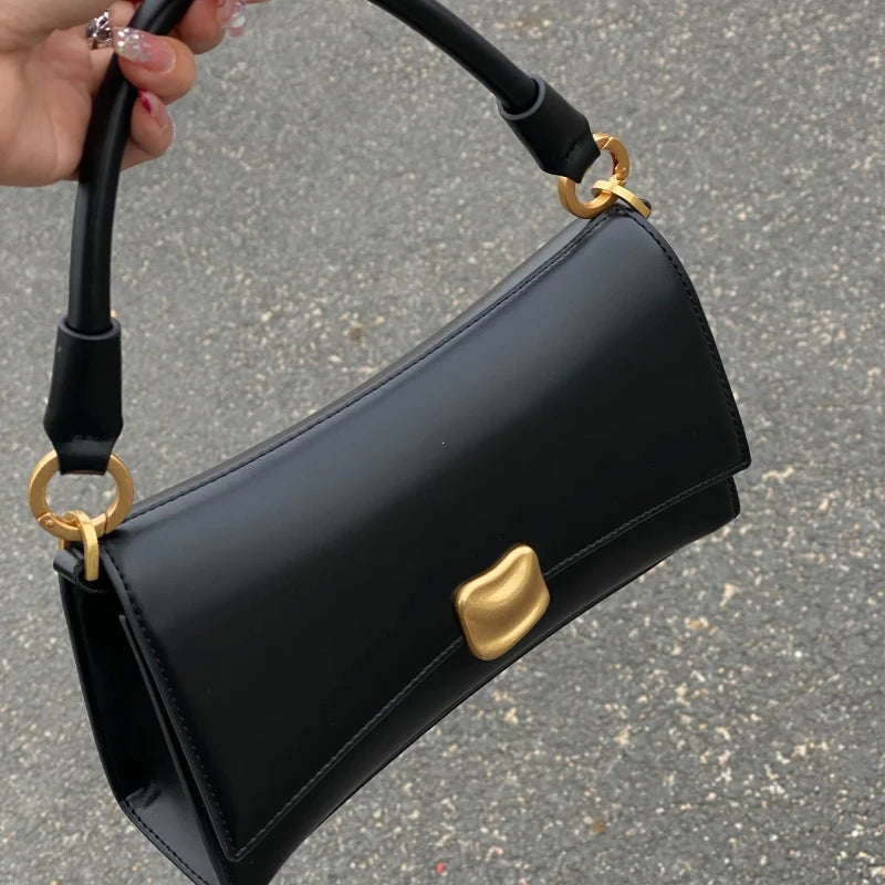 Women's Retro PU Leather Flap Shoulder Crossbody Bag