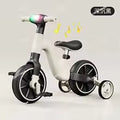 Kids' Multifunctional Tricycle Balance Bike with Music and Lights
