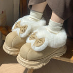 Women's Warm Plush Platform Slipper Boots