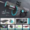 Dual Mode Electric Manual Soft Bullet Dart Blaster Toy Gun with Scope
