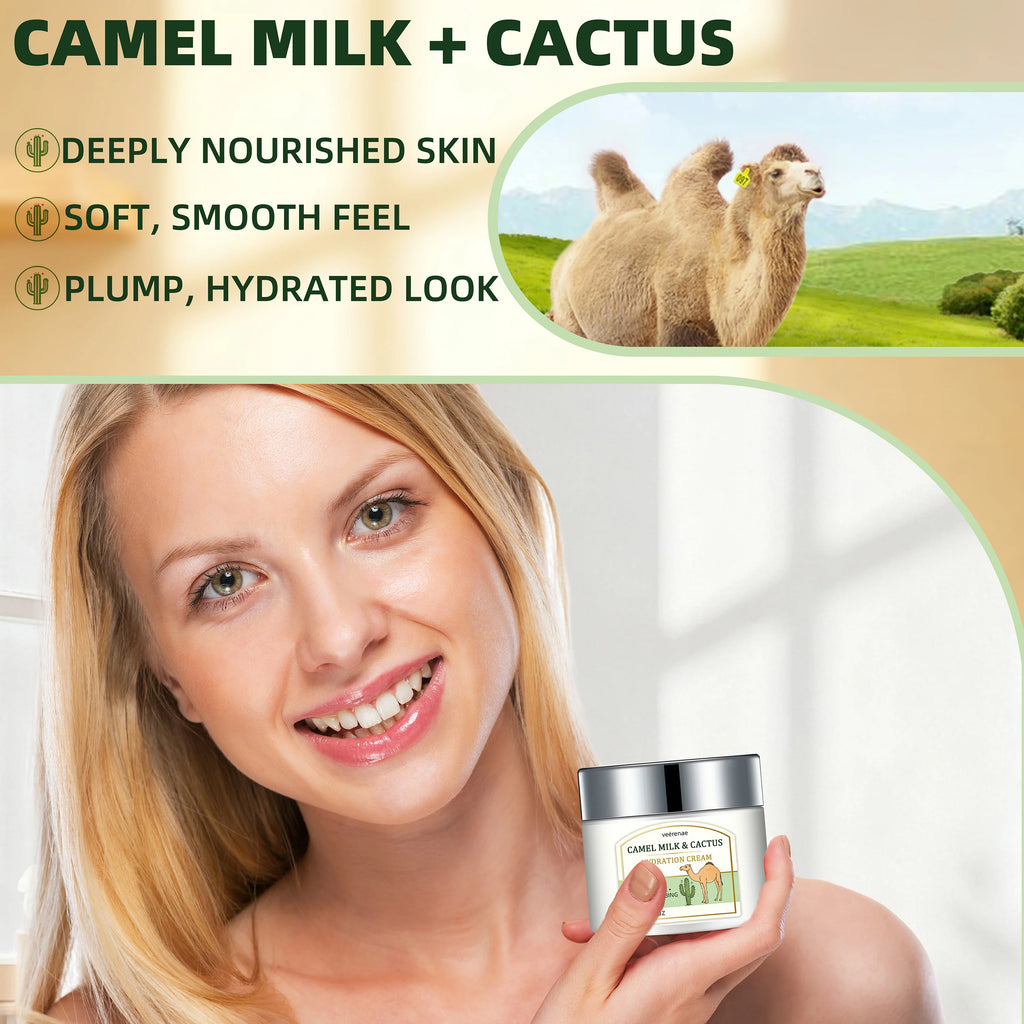 Unisex Camel Milk & Cactus Hydration Nourishing Face Cream