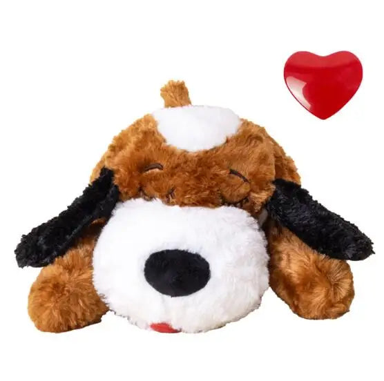 Heartbeat Puppy Dog Snuggle Toy Anxiety Relief Plush Behavioral Training Sleep Aid