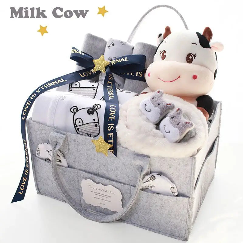 Unisex Cotton Newborn Clothes and Baby Gift Set 14-Piece