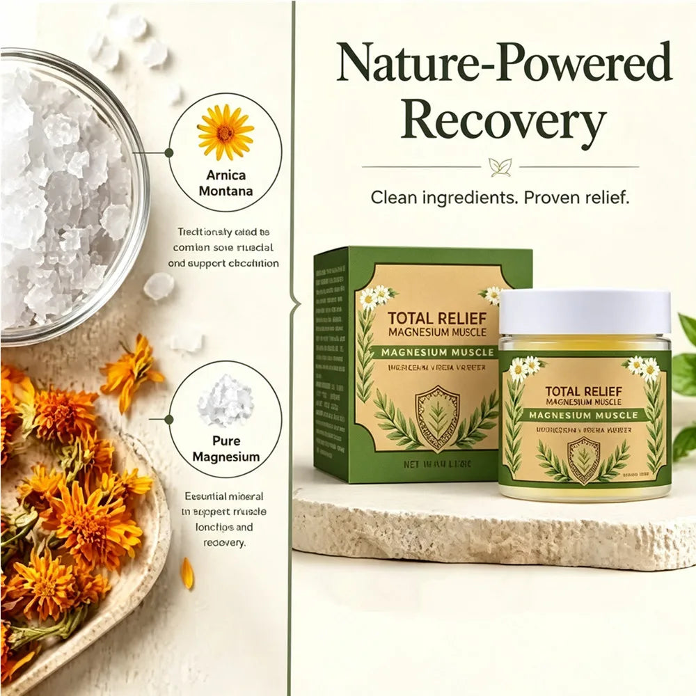 Magnesium MSM Arnica Soothe Nerve Body Cream 4 oz