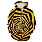 Unisex Colorful Flame 3D Print Pullover Hoodie Sweatshirt