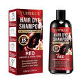 Unisex 4-in-1 Vibrant Red Fast Hair Color Dye Shampoo YU-01-185 3.4 fl oz