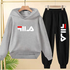 Kids' Pullover Hoodie Sweatshirt Pants Two-Piece Set