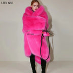 Women's Thick Warm Hooded Faux Fur Coat