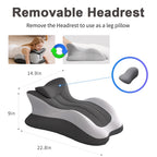 Multifunctional Memory Foam Prone Reading Pillow with Removable Headrest