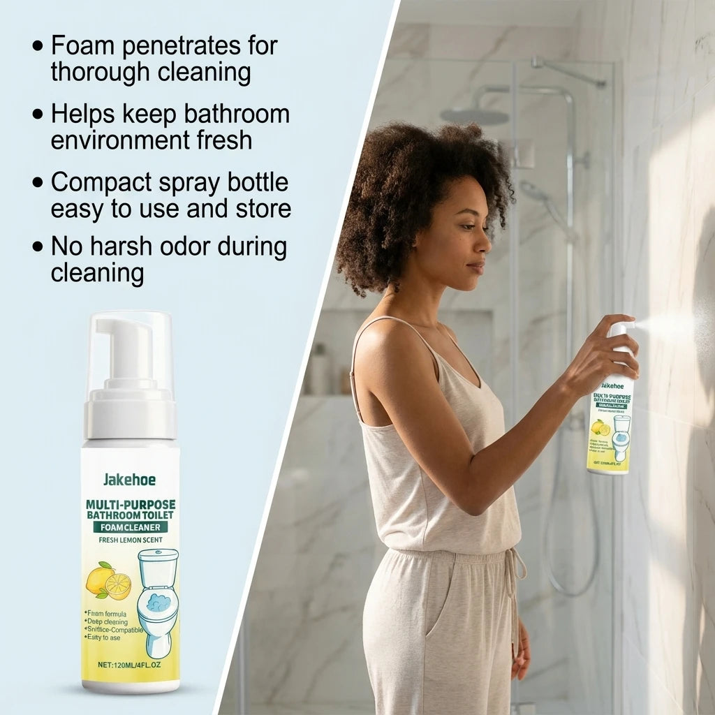Active Foam Bathroom Cleaner and Toilet Deodorizer Spray