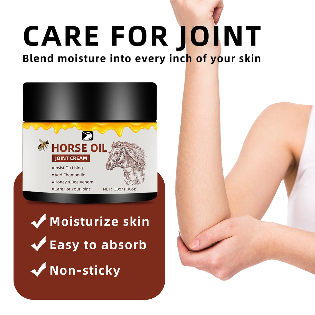 Unisex Horse Oil Fast Absorbing Moisturizing Joint Cream