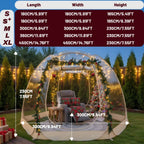 Instant Pop-Up Bubble Tent and Weatherproof Igloo Screen House Beige