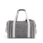Expandable Double-Sided Pet Carrier Bag Breathable Travel Tote for Cats and Small Dogs