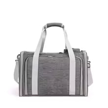 Expandable Double-Sided Pet Carrier Bag Breathable Travel Tote for Cats and Small Dogs