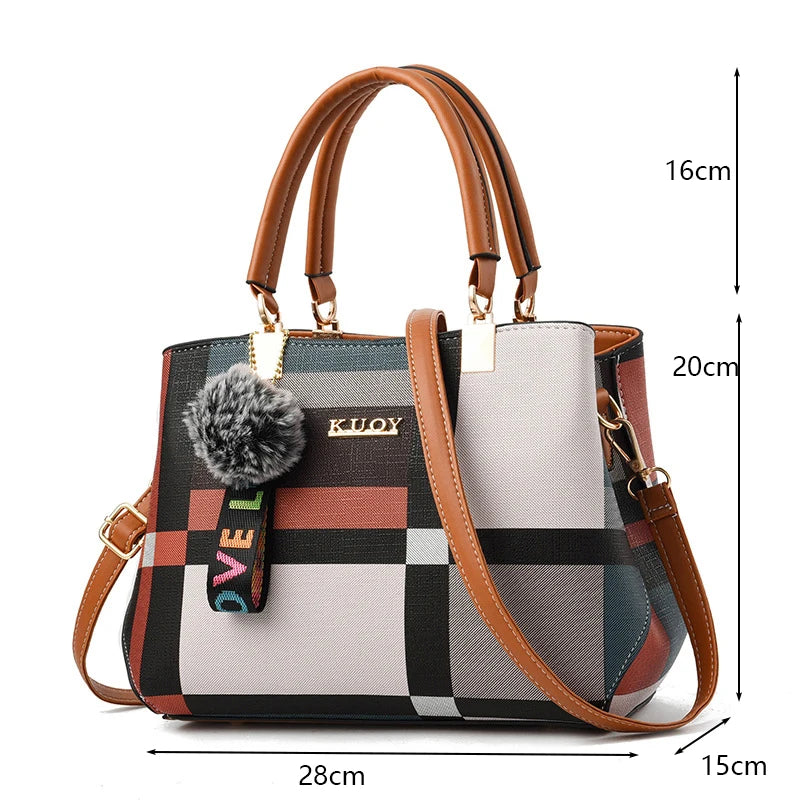 Women's Casual PU Leather Crossbody Shoulder Bag