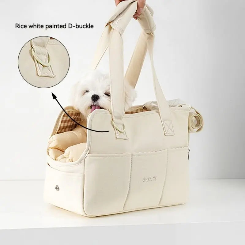 Portable Shoulder Handbag Dog Carrier for Small Dogs