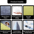 Waterproof Thickened Pet Travel Car Seat Bed
