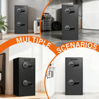 Large Fingerprint Home Safe and Fireproof Security Box