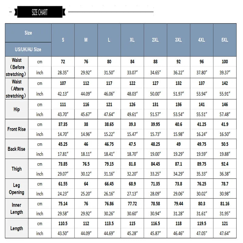 Men's Patchwork Jogger Pants Elastic Waist Wide Leg Trousers