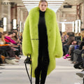 Women's Thick Warm Hooded Faux Fur Coat