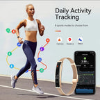 Waterproof Fitness Tracker Smart Band and Health Monitor Smartwatch