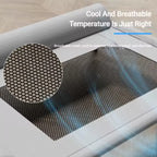 Cooling Dog Cot Bed with Pillow Breathable Mesh Washable Pet Furniture