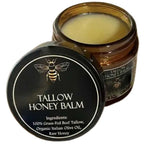 Unisex Organic Grass-Fed Beef Tallow Honey Moisturizing Balm 2.0 oz