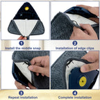 Telescopic Triangle Cleaning Mop with 360 Degree Rotatable Head