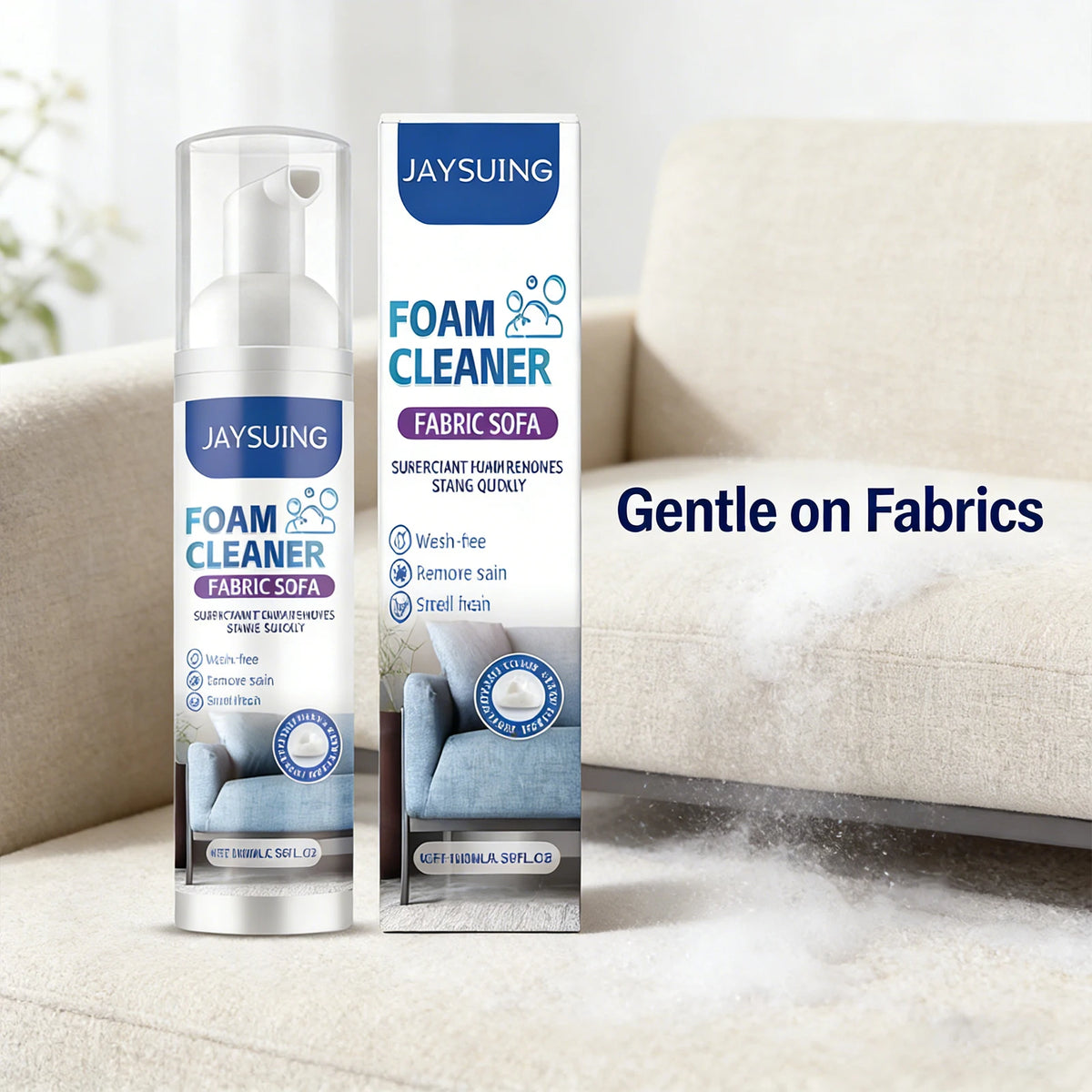Sofa Foam Cleaner and Fabric Stain Remover Spray