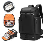 Men's Fashion Oxford Large Capacity 17 Inch Laptop Travel Backpack