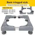Adjustable Washing Machine Stand with Multi-Functional Fridge Base