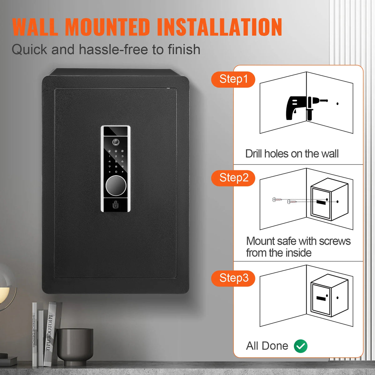 Digital Lock Home Safe and Electronic Security Box