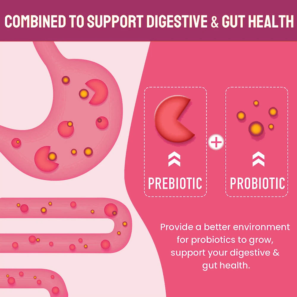 Women Feminine Balance Probiotic Gummies Gut Support