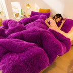 Extra Thick Flannel Lamb Fleece Winter Quilt