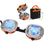 Propane Camping Stove and Portable 2 Burner Outdoor Gas Cooker
