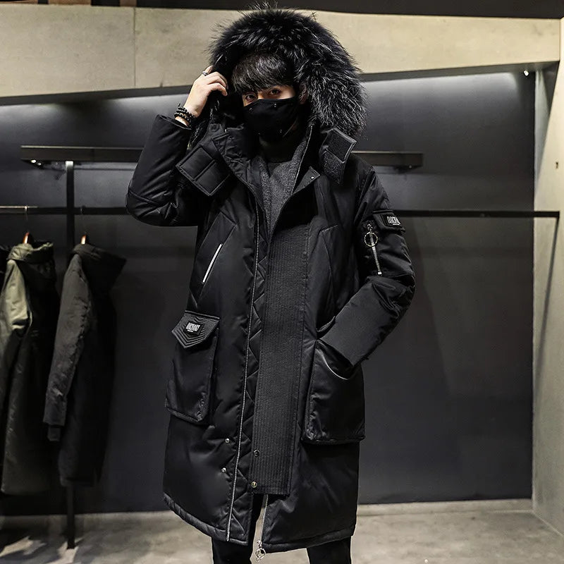 Men's Thick Warm Hooded Winter Parka Coat