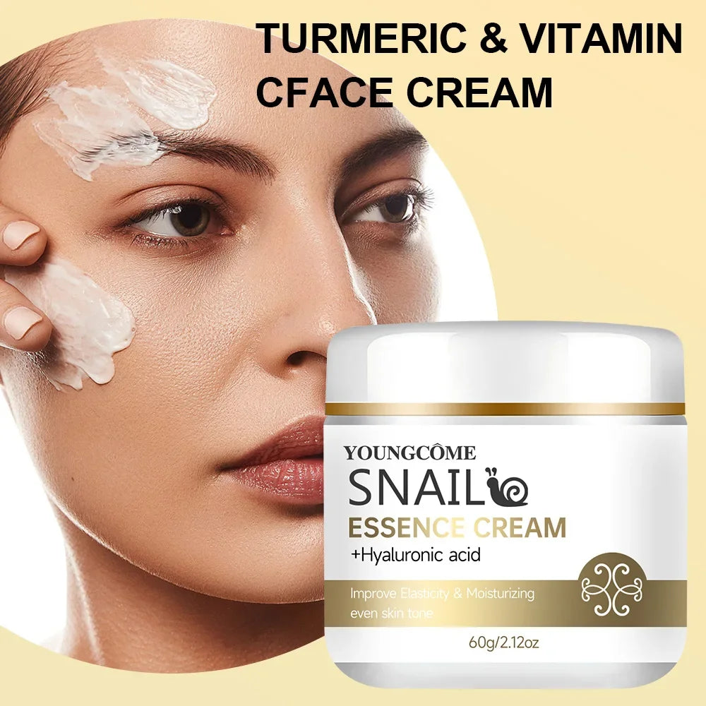 Women's Snail Essence Hyaluronic Acid Moisturizing Face Cream YH0896