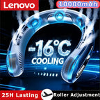 Portable Bladeless Hanging Neck Fan with LED Digital Display 2027
