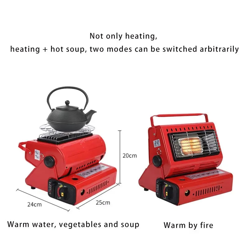Portable Gas Camping Stove and Outdoor Tent Heater