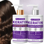 Keratin Shampoo and Conditioner Set Smooth Frizzy Hair 6.8 fl oz Each TSR57T-B1B2